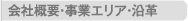 会社概要・事業エリア・沿革